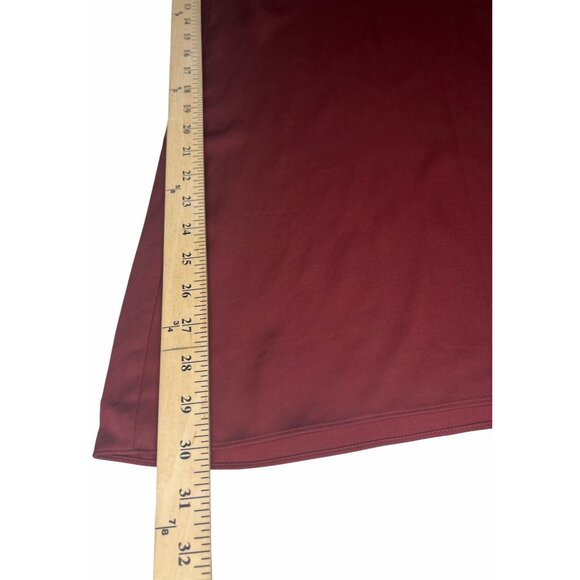 Diane Von Furstenberg Womens Red Elastic Waist Wide-Leg Pants Size Large - Picture 11 of 12